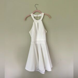 B. Darlin Altar’d State white open back dress. Size 9/10
